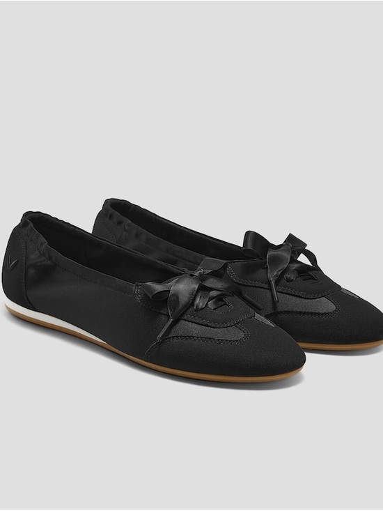 Vivaia Shoes - Vivaia Round-Toe Satin Sneakerina (Yanka) NWOT